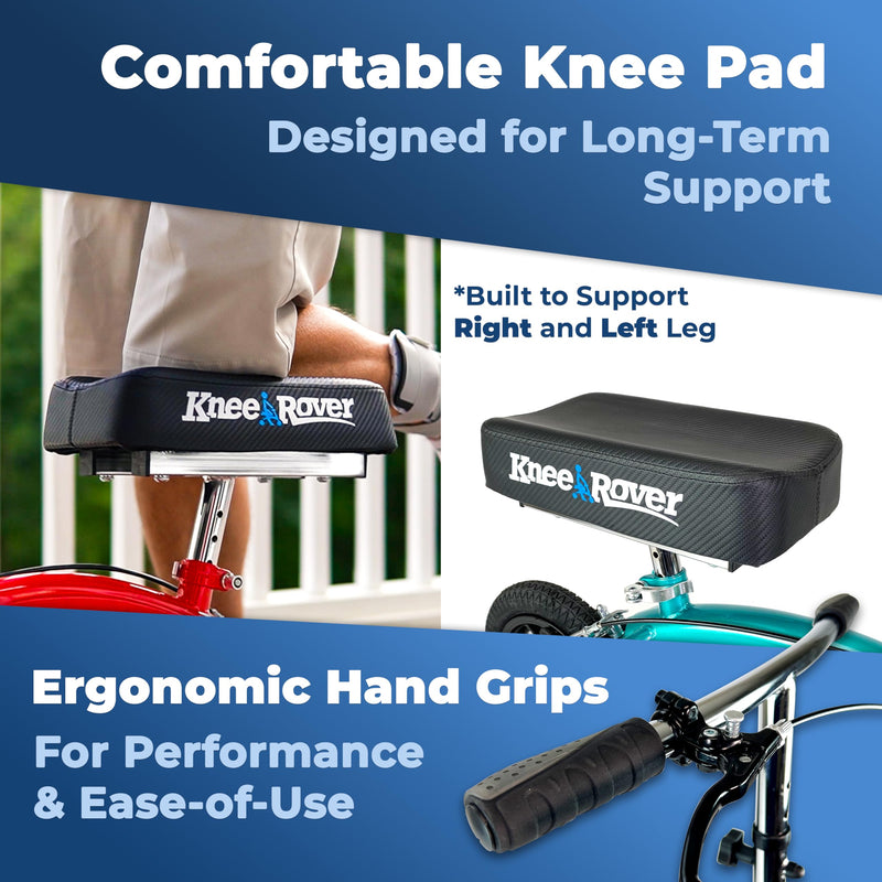 Load image into Gallery viewer, KneeRover® Jr All Terrain Knee Scooter Coastal Teal
