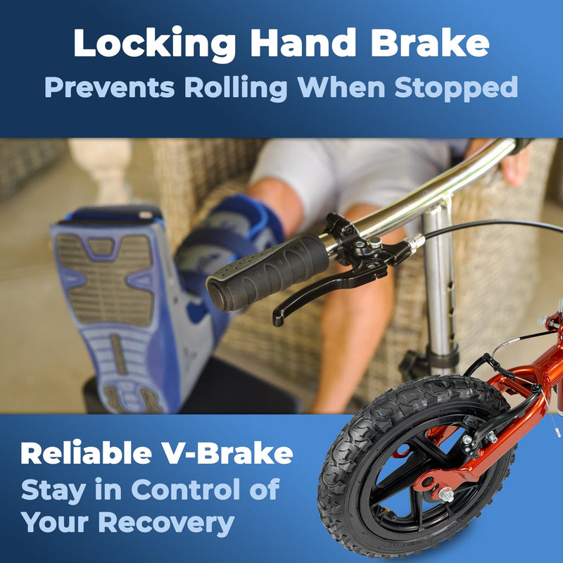Load image into Gallery viewer, All Terrain KneeRover® Steerable  Knee Scooter Canyon Orange
