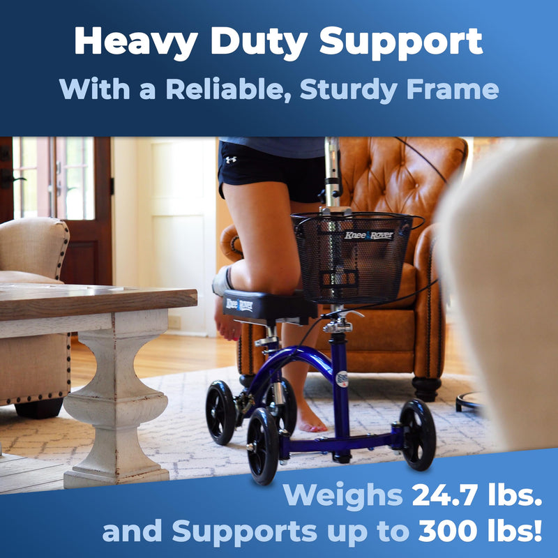 Load image into Gallery viewer, KneeRover® Deluxe Knee Cycle Steerable Knee Walker
