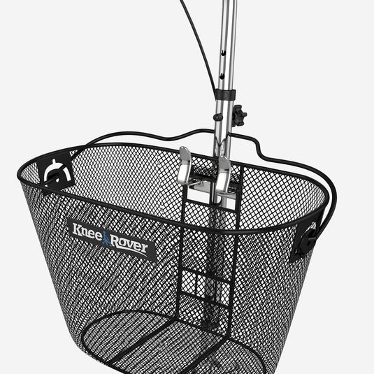 Knee Walker Wire Basket Accessory with handle - includes attachment bracket