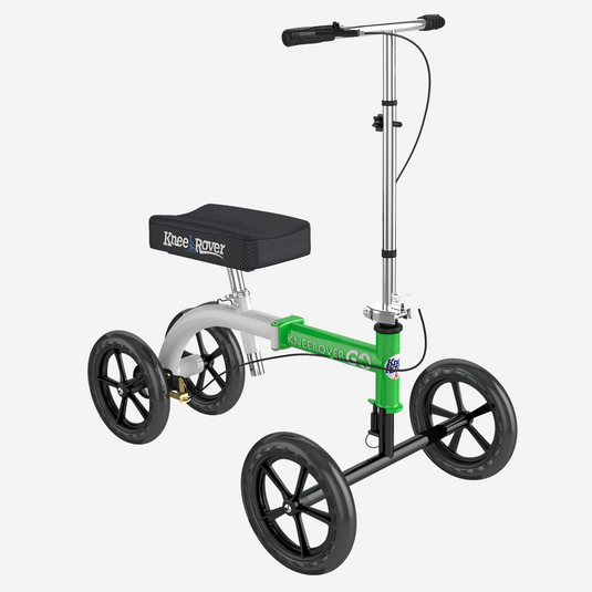 NEW KneeRover® GO Knee Walker - The Most Compact & Portable Knee Scooter Crutches Alternative