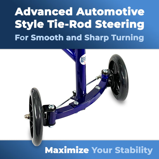 KneeRover® Deluxe Knee Cycle Steerable Knee Walker