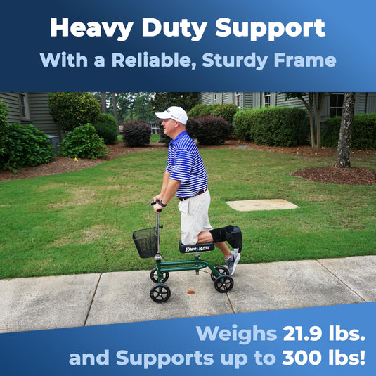 KneeRover®  Steerable Knee Scooter Green