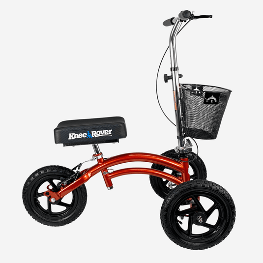 All Terrain KneeRover® Steerable  Knee Scooter Canyon Orange - KneeRover