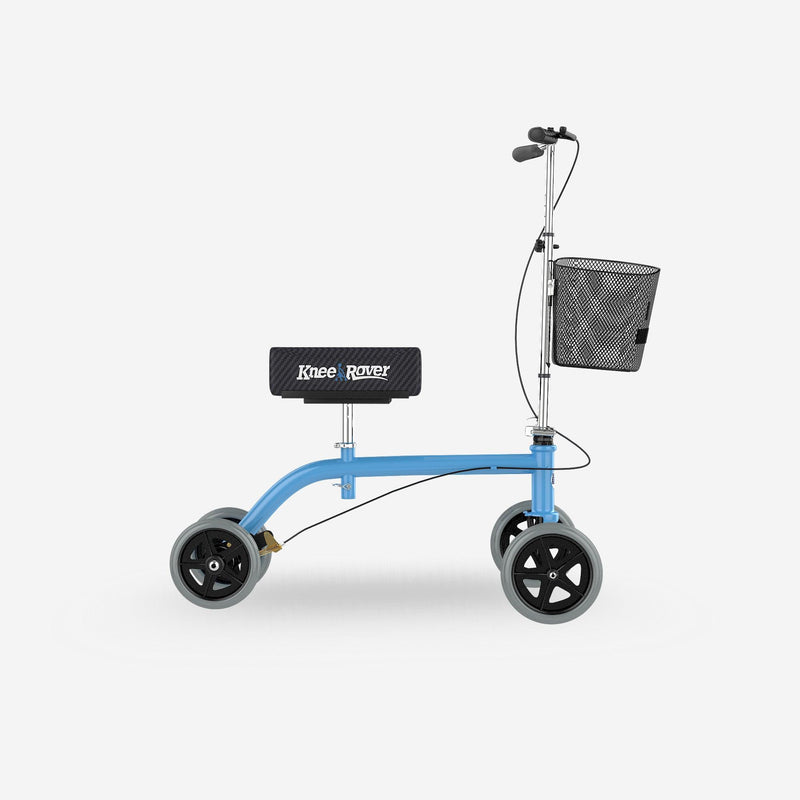 Load image into Gallery viewer, Knee Walker Jr Pediatric and Smaller Adult Knee Scooter Blue - KneeRover
