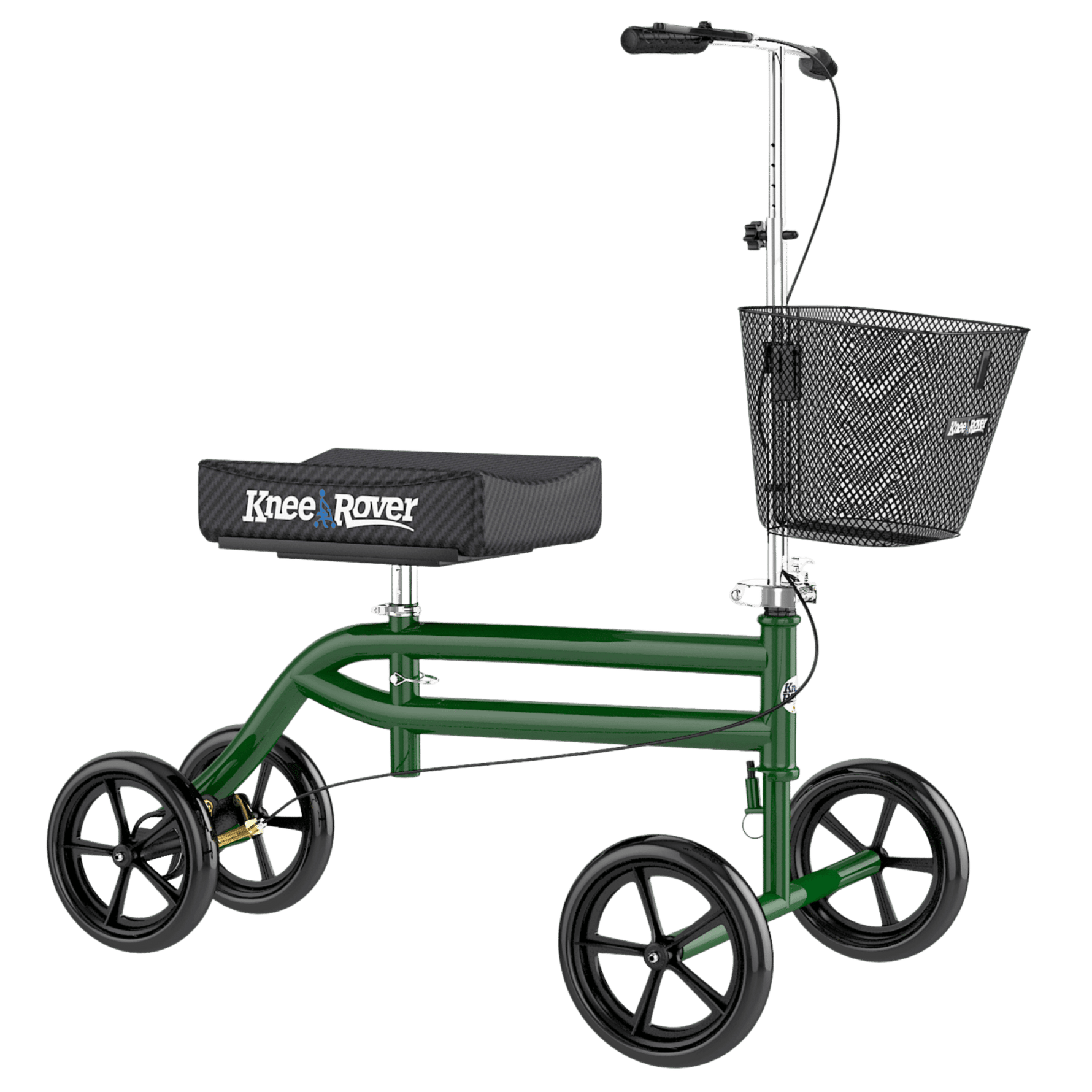 KneeRover Steerable Knee Scooter Knee Walker in Green