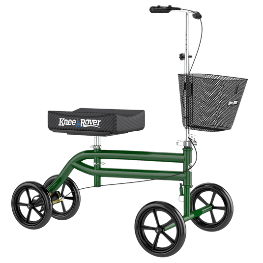 KneeRover®  Steerable Knee Scooter Green - KneeRover