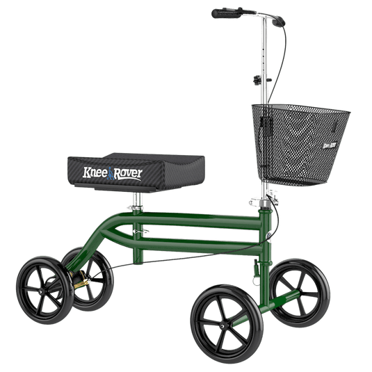 Knee Rover 膝用歩行器 グリーン 松葉杖代わりに 四輪車 ディスプレイ Knee Rover 膝用歩行器 グリーン 松葉杖代わりに 四輪車 ディスプレイ
