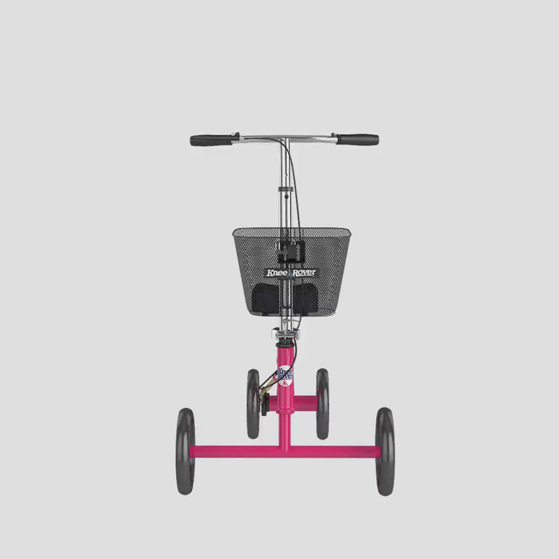 Load and play video in Gallery viewer, KneeRover® Steerable Knee Scooter Pink
