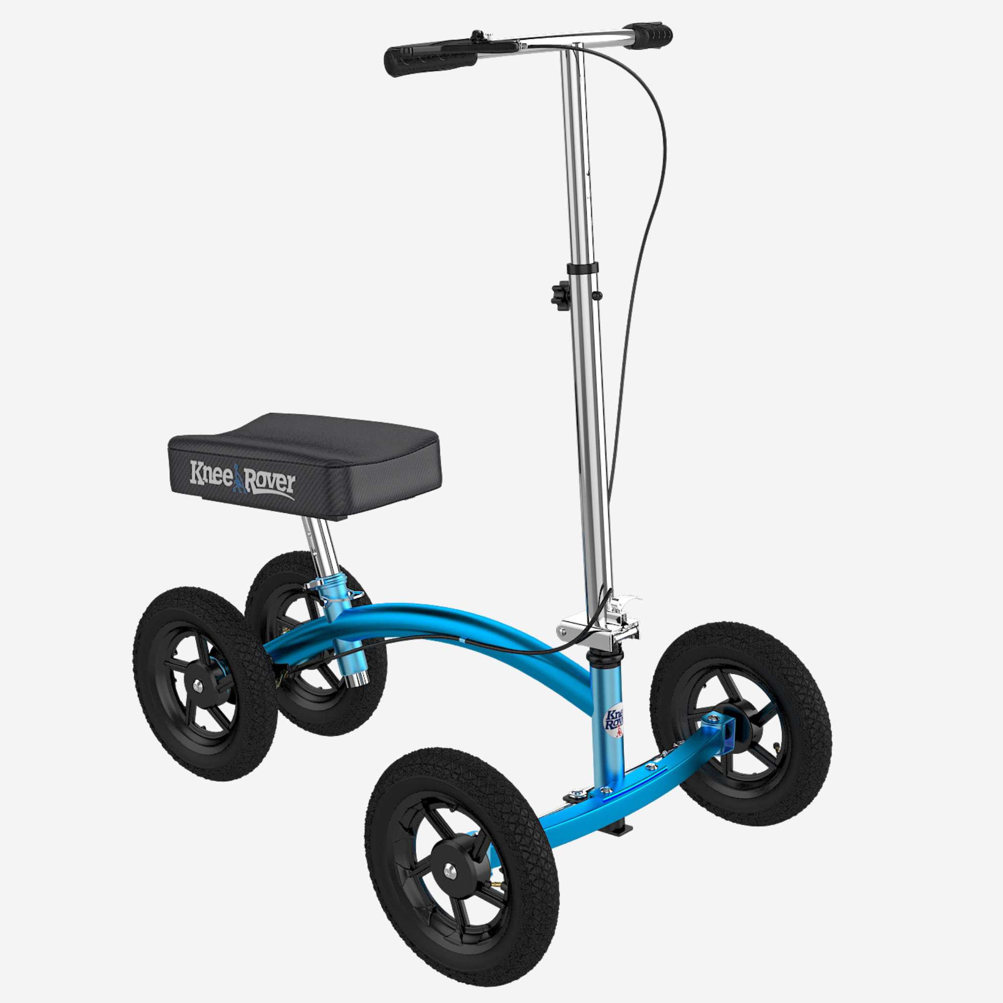 KneeRover® Quad Jr - All Terrain Knee Walker In Metallic Blue