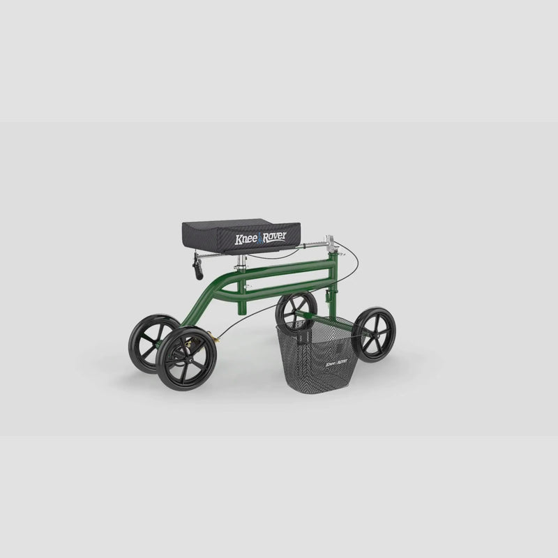 Load and play video in Gallery viewer, KneeRover®  Steerable Knee Scooter Green
