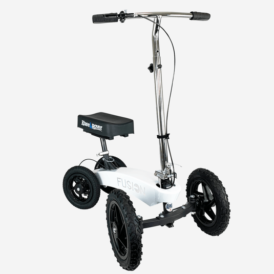 KneeRover® All Terrain Fusion Knee Scooter with 4 Wheel Steering - KneeRover