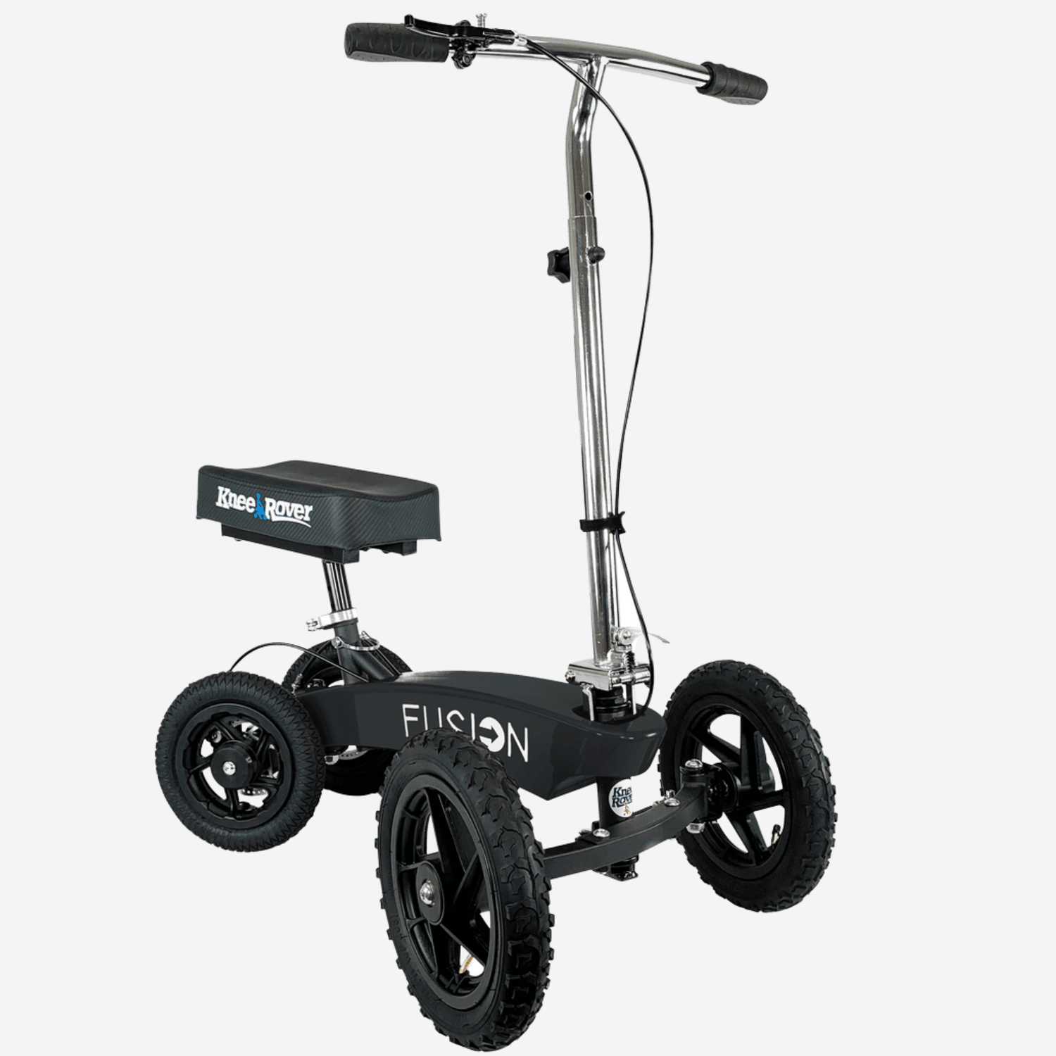 KneeRover® All Terrain Fusion Patented Knee Scooter with 4 Wheel Steer