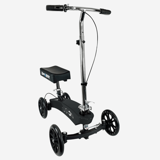 KneeRover® Fusion Knee Scooter Patent Pending Crutch Alternative with 4 Wheel Steering - KneeRover