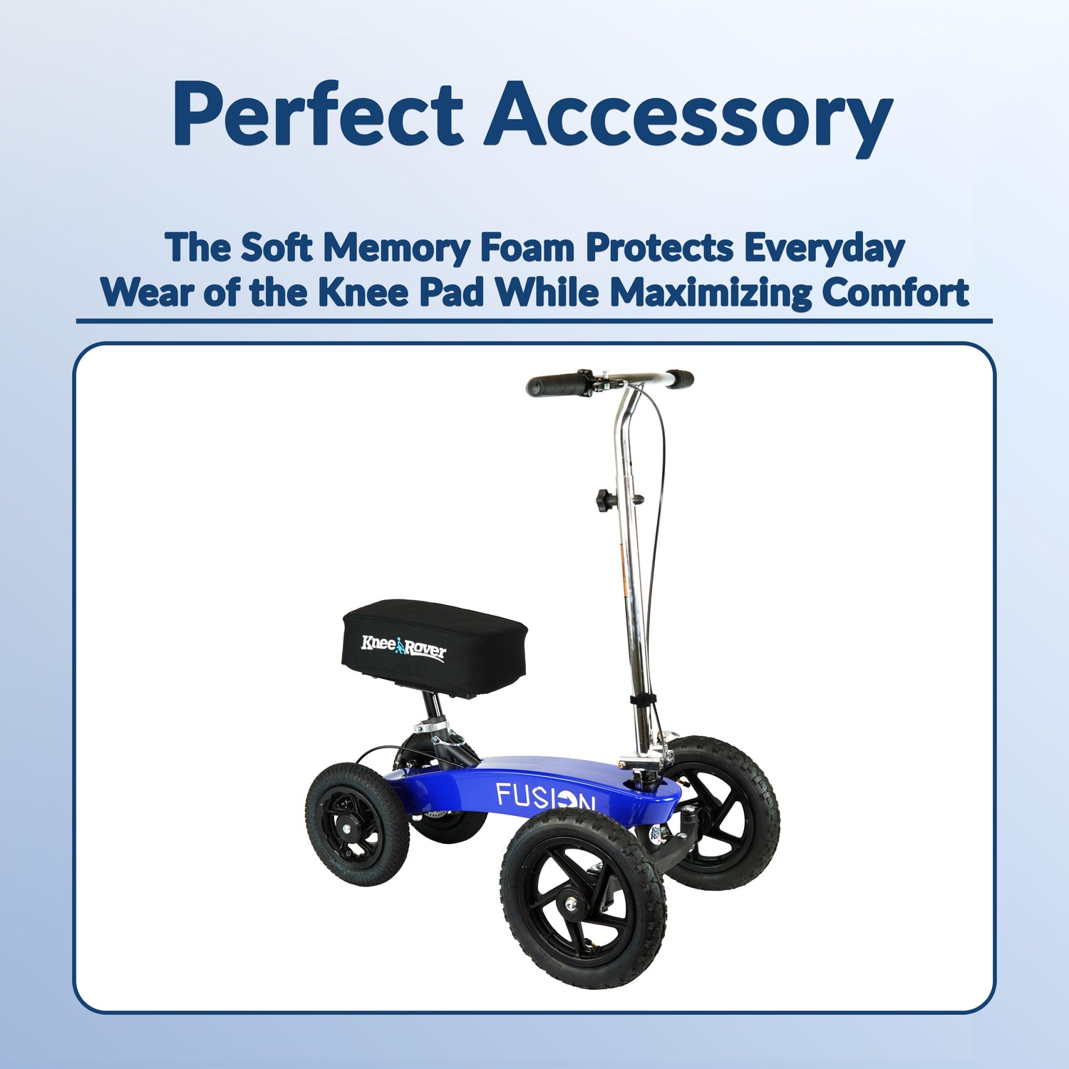 KneeRover Memory Foam Knee Walker Pad Knee Pad Cover