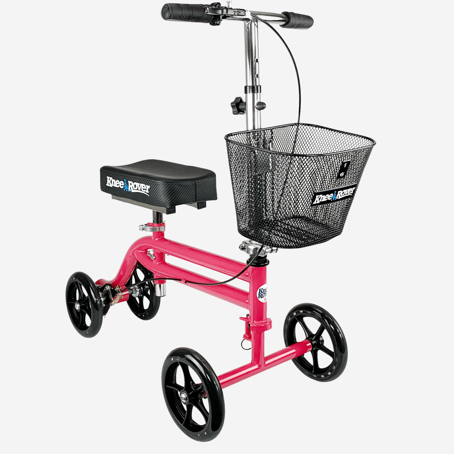 Pink Knee Scooter KneeRover Steerable Knee Walker